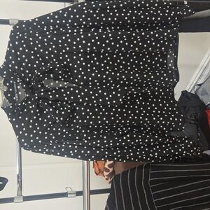 Zara Tie Neck Blouse